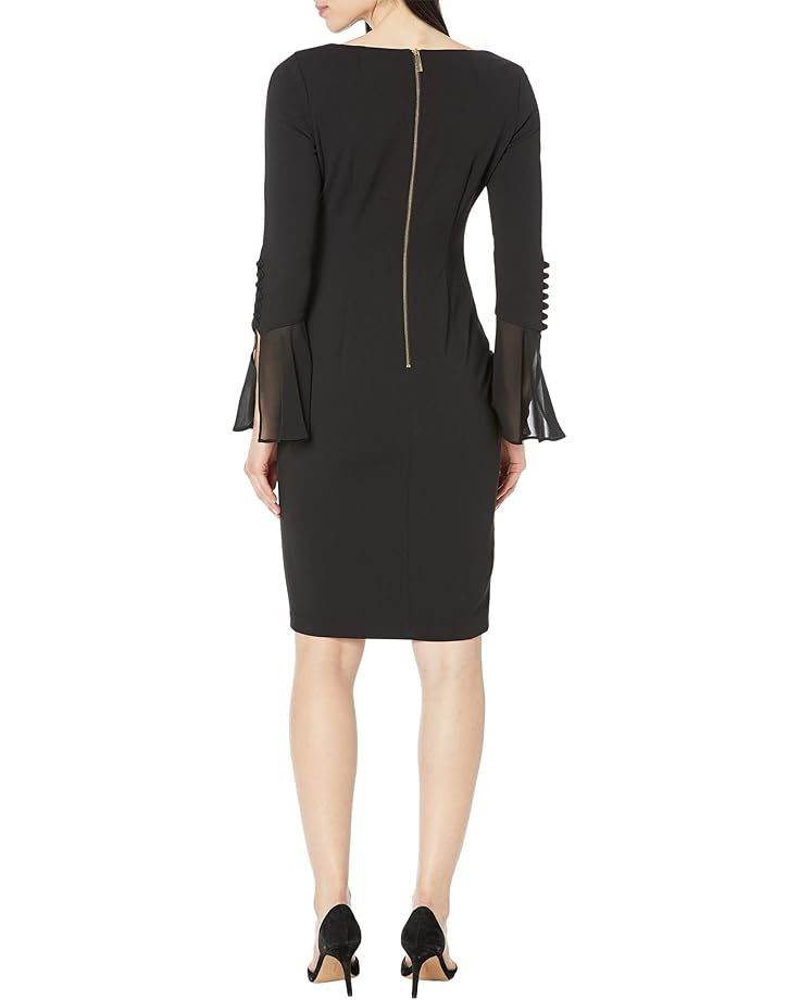 未使用 美品 カスタネ Bell sleeve color dress 1 Zera Long Bell Sleeve Color-Block Maxi Dress – Majestelle